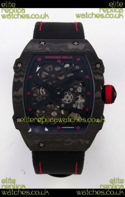 Richard Mille RM67-02 Black NTPT Velcro Strap CRMA7 Clone Movement 
