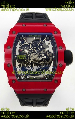 Richard Mille RM035-02 Red NTPT FREE SPRUNG MVMNT Super Clone Watch