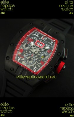 Richard Mille RM011 Filipe Massa PVD Casing Edition Swiss Replica Watch