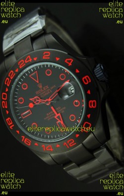 Rolex Explorer II Bamford Stealth and Flame Edition PVD Strap Replica Watch