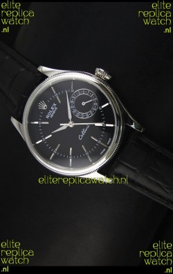 Rolex Cellini Date 50519 Swiss Replica Watch in Black Dial 