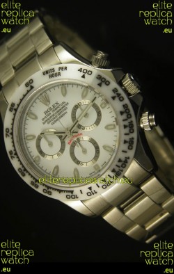 Rolex Daytona Cosmograph White Ceramic Bezel Replica Watch