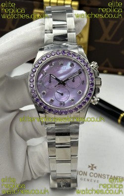 Rolex Daytona Super Purple Pearl Pearl 4131 Movement Super Clone Watch 