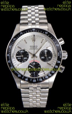 Rolex Daytona Paul Newman 37MM Steel Dial Manual Wind Super Clone Watch 