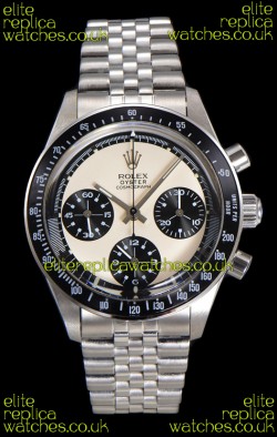 Rolex Daytona Paul Newman 37MM Cream Dial Manual Wind Super Clone Watch 