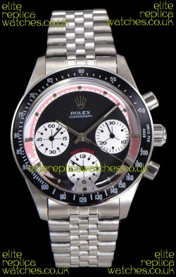 Rolex Daytona Paul Newman 37MM Black Dial Manual Wind Super Clone Watch 