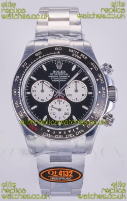 Rolex Daytona 126525 Le Mans White Gold FREE SPRUNG MVMT Super Clone Watch 