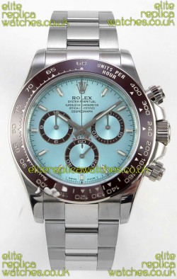 Rolex Daytona 126506 Ice Blue Stick Markers FREE SPRUNG MVMT Super Clone Watch 