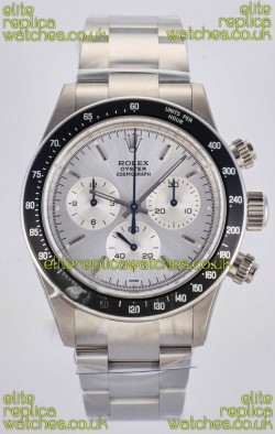 Rolex Daytona Paul Newman Steel Dial Custom Modded 4130 Mvnt Swiss Replica