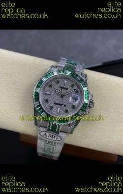 Rolex Submariner 116610 Iced Out Edition 6 Swiss Replica Watch 