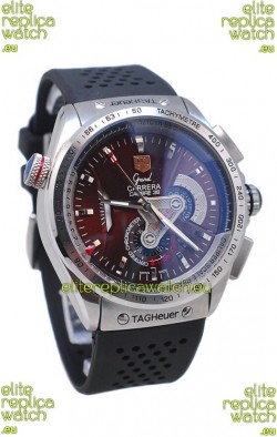 Tag Heuer Grand Carrera Calibre 36 Japanese Automatic Watch in Rubber Strap