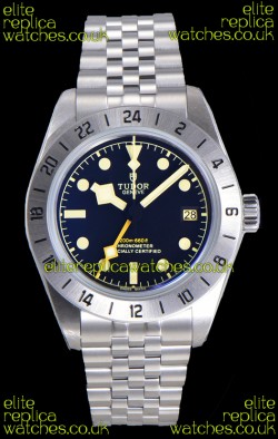 Tudor Black Bay PRO 79470-0001 GMT Black Dial Jubilee Super Clone Watch 