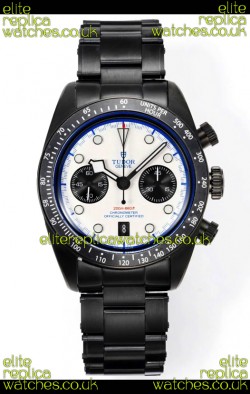 Tudor Heritage Black Bay Chrono White Dial Super Clone Watch 41MM