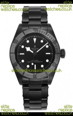 Tudor Black Bay PVD Case Black Dial Swiss Replica Watch 