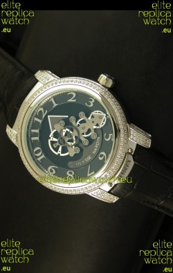 Ulysse Nardin Dual Escapement Japanese Watch in Grey Dial