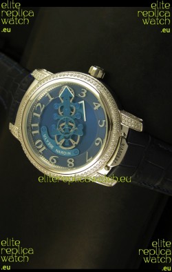 Ulysse Nardin Dual Escapement Japanese Watch in Blue & Black Dial