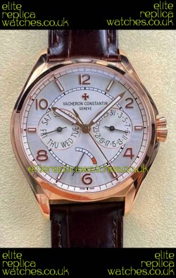 Vacheron Constantin Fiftysix Day-Date Rose Gold Super Clone Watch