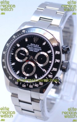 Rolex Project X Daytona Limited Edition Series II Cosmograph MonoBloc Cerachrom Swiss Watch in Black Face