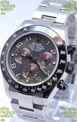 Rolex Project X Daytona Limited Edition Series II Cosmograph MonoBloc Cerachrom Swiss Watch in Grey Dial