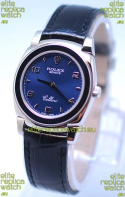 Rolex Cellini Cestello Ladies Swiss Watch All Blue