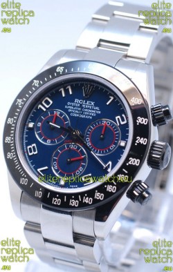 Rolex Project X Daytona Limited Edition Series II Cosmograph MonoBloc Cerachrom Swiss Watch in Blue Dial