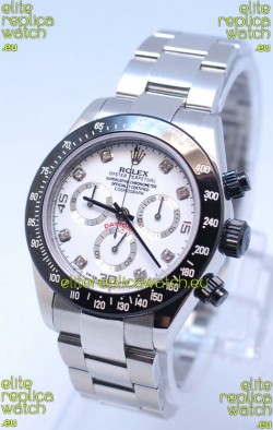 Rolex Project X Daytona Limited Edition Series II Cosmograph MonoBloc Cerachrom Swiss Watch in Diamond Markers